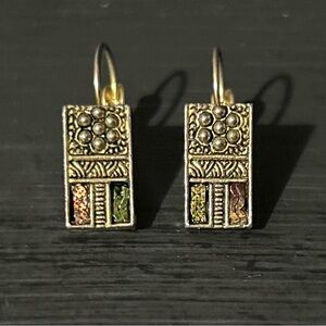 Vintage Art Deco Earrings Boho and Eccentric Statement Jewelry